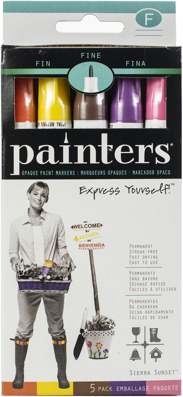 Elmer's Painters(R) Opaque Fine Point Paint Markers 5/Pkg-Sierra Sunset